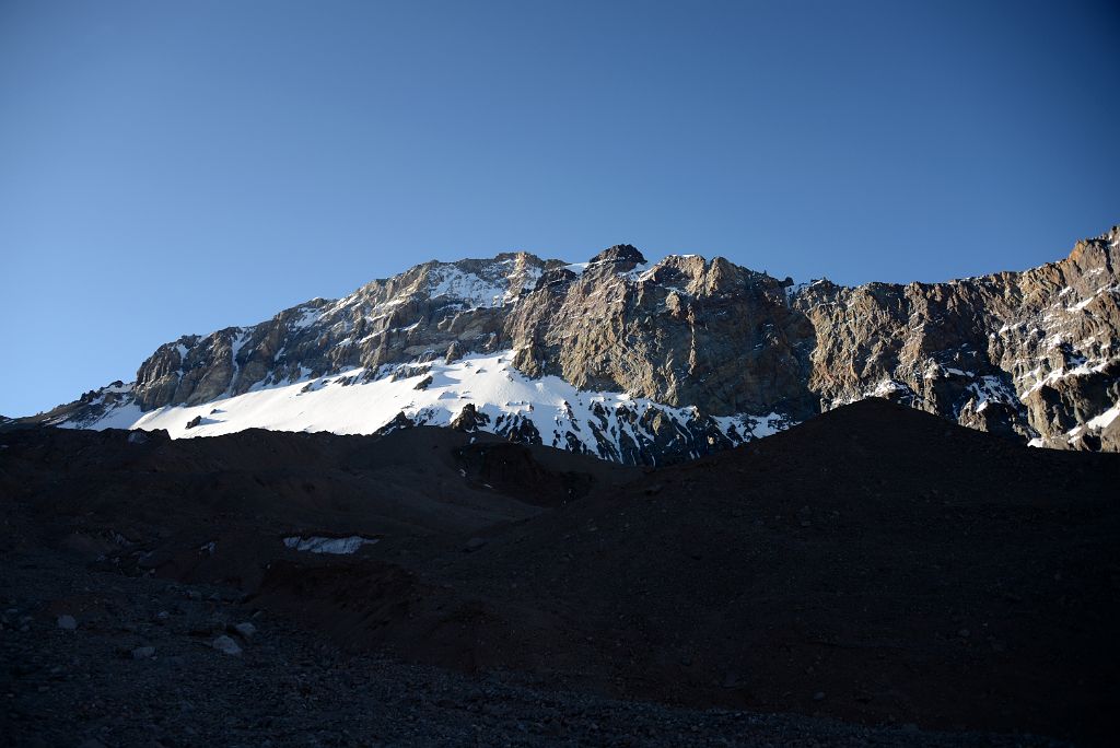 13 Cerro Ameghino Just Before Sunset From Aconcagua Plaza Argentina Base Camp 4200m